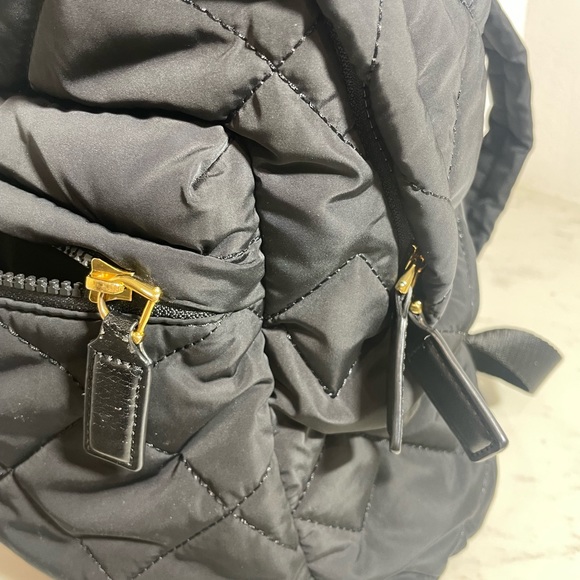 Marc Jacobs Black Quilted Backpack - Picture 3 of 9